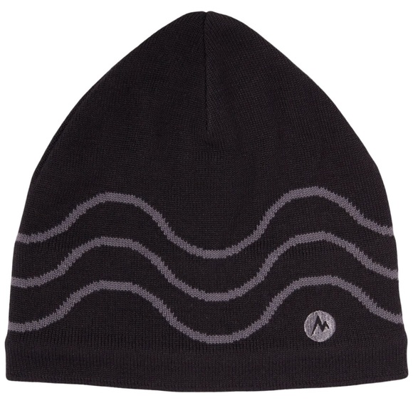 Marmot Women's Black and Gray Wave Beanie 50th anniversary - Picture 1 of 9